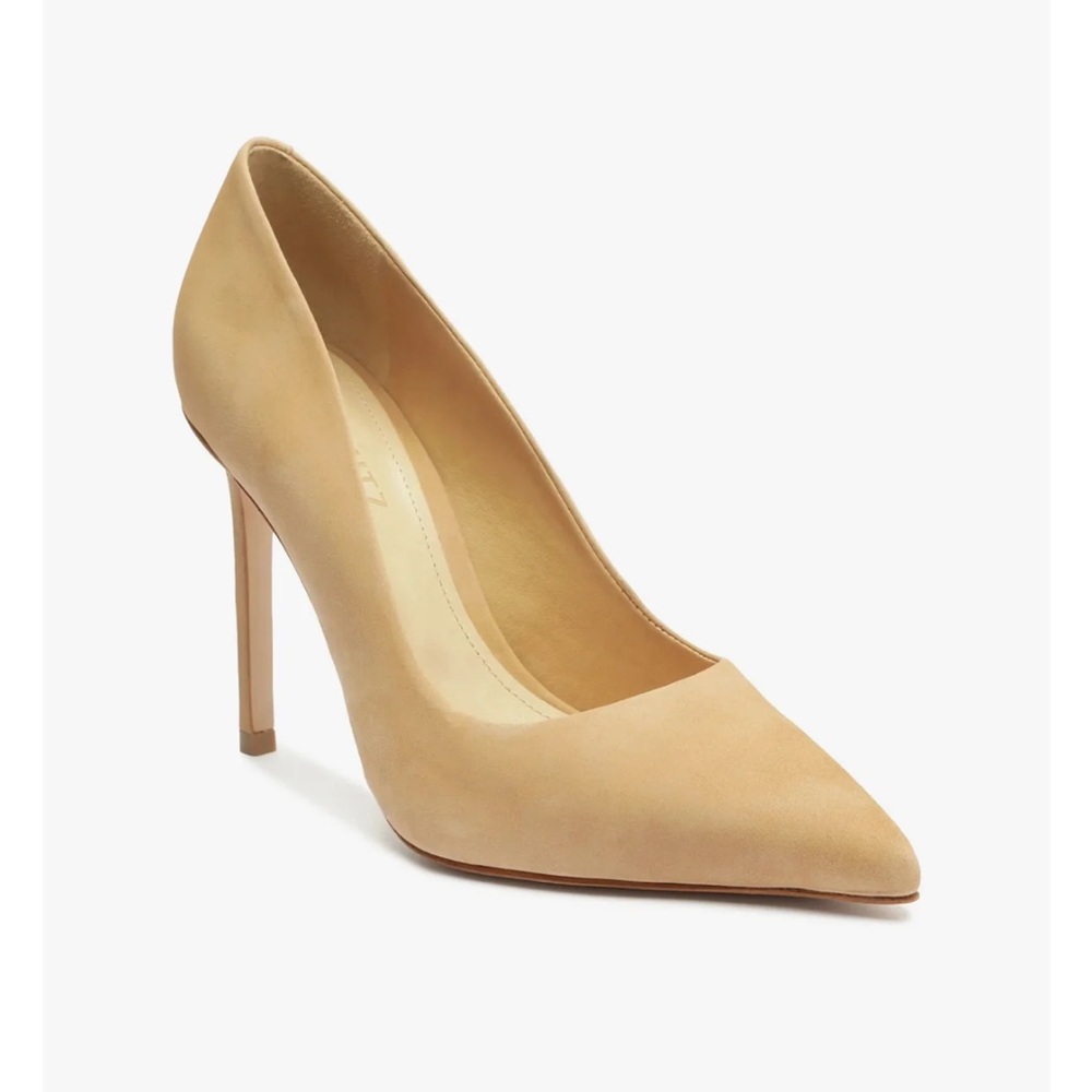 NWT Schutz LOU LO HIGH STILETTO HONEY BEIGE PUMP